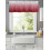 Κόκκινο λευκό βερνίκι τσέπης Ombre Rod, 42x12in, διακόσμηση σπιτιού για κουζίνα, 1