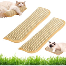 Macskamentás macskajáték párna (29,5 cm x 34,4 cm), fogtisztító, tartós és harapásálló, stresszoldó kiscicáknak