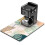 Boho Coffee Mat 16"x24", Απορροφητικό χαλάκι μπαρ για σταθμό καφέ και μηχανή, διακόσμηση με 1