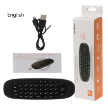 Mini Air Mouse C120Fly Air Mouse, Teclado Sem Fio, Airmouse para Android TV Box/PC/TV, Mini Portátil 2.4G