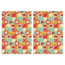 2er-Set Küchenhandtücher mit Pioneer-Blumenmuster, lustiges Mikrofaser-Geschirrtuchset, 45,7 x 66 cm (18 x 26 Zoll)