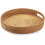 Serviertablett aus Rattan, 30 cm Durchmesser, rund 1