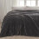 Grey Flannel Fleece Throw Blanket 100% Microfiber 1