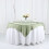 BalsaCircle10Pièces 54" x 54" Nappes carrées en polyester vert eucalyptus 1