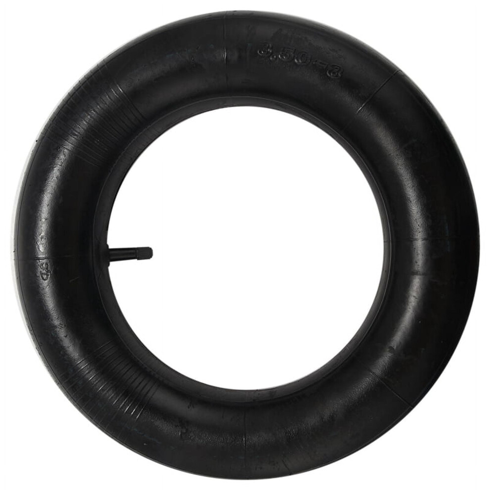Guckmall Heavy Duty Rubber Inner Tube 3.50-8 For Wheelbarrows, Black 9175034724411