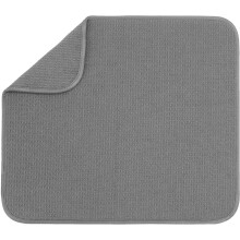 Tapis égouttoir à vaisselle 40 x 45 cm, tapis de comptoir de cuisine en microfibre hautement absorbante, essuie-vaisselle pour vaisselle,