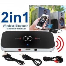 Bluetooth-sender og -mottaker trådløs adapter for hjemmestereoer/høyttalere