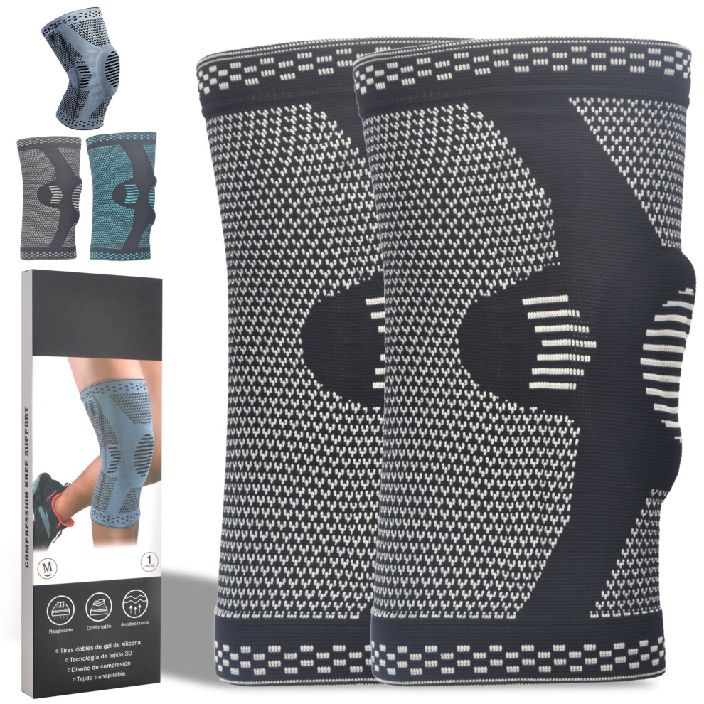 Knee Brace for Arthritis Pain, Adjustable Hinged Stabilizer with Patella Gel â Compatible with XL Sizes