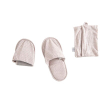 Foldbare Rejsetøfler Kvinder Mænd Sko Par Bomuld Pantufa Bærbare Slides Fly Hotel Tøfler (Pink)
