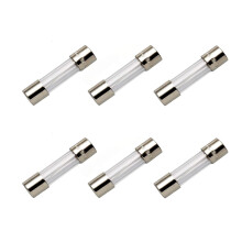 (6 Pack) GMA 3 Amp 125 Volt Fast-Blow Fuses 0.2x0.78inch/5x20mm Used in-Plugs for String Lights and More (6, 3 AMP)