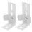 6Pcs White Iron Blind Clips Replacement Brackets for Vertical Blinds 3