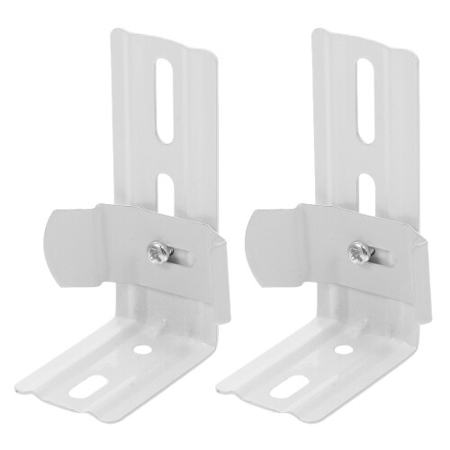 6Pcs White Iron Blind Clips Replacement Brackets for Vertical Blinds 2