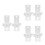 6Pcs White Iron Blind Clips Replacement Brackets for Vertical Blinds 6