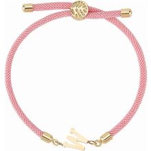 Verstelbare armband met initialen voor AZ-armbanden, ideaal voor het zelf maken van armbanden, damessieraden, cadeau, roze
