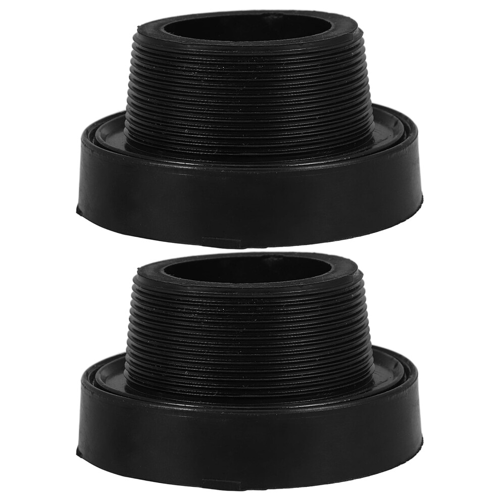 Ounona 2Pcs Urinal Drain Seal Rubber Ring Flange Sealing Ring Urine Pool Connection Pipe Fittings Rubber Flange Gasket Urinal Drain Tube Fittings 9175034825637