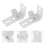 6Pcs White Iron Blind Clips Replacement Brackets for Vertical Blinds 10
