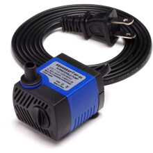 AQUANEAT Small Fountain Pump, 80 GPH Submersible Water Pump for Aquarium Fish Tank, Outdoor Water Fountain, Hydroponics, Pond Filter Pump
