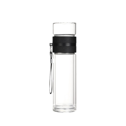 Bouteille infuseur à thé en verre à double paroi