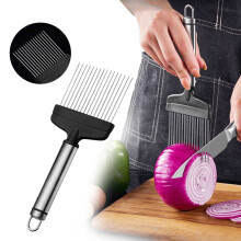 Krajalnica do cebuli ze stali nierdzewnej i uchwyt