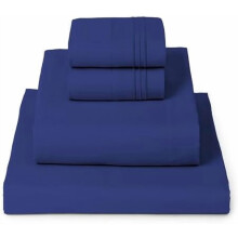 Ensemble de draps Queen - Collection Iconique 4 pièces - Luxe hôtelier, draps extra doux et rafraîchissants - Infroissables, résistants à la