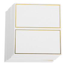 50 stuks plaatskaarthouders voor tafels, frame met hot stamping-opdruk.
