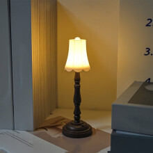 Retro-Nachtlicht unter 5 – Vintage-LED-Lampe in Kaffeefarbe, tragbare, batteriebetriebene Mini-Tischlampe für Schlaf- und Wohnzimmer,
