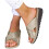 Dam Eleganta Bekväma Platåskor Sommar Strand Resa Tofflor Flip Flops36Brun 1