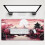 Rosa Sakura stor spillmusematte 47,2 x 23,6 tommer 1