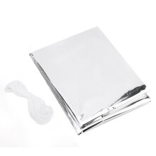 Emergency Survival Tent Cold Weather Thermal Reflective Outdoor TentSilver Individual