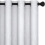 Thermal Curtains Greyish White Silver Branch Print 52x72 1