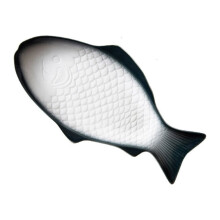Visvormig bord, geschikt voor restaurants (1 stuk, 10,9 x 5,7 inch).