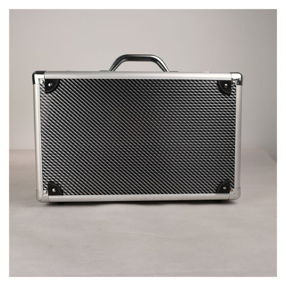 Multifunctional Hard Case Toolbox For Suitcase Â Portable Organizer With Carbon Fibre, Upgraded Security Lock, Compatible With Travel Gear 9448196268940