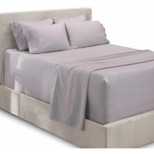 Ensemble de draps en microfibre King 6 pièces à poches profondes