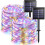 2-Pack 33FT Solar String Lights, 100 LED Multi-Colored, 8 Modes, Waterproof, Compatible with Outdoor Yard/Patio/Tree/Garden Decor 1
