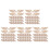 250Pièces Figurines En Bois Khaki Pour Décorations 4