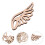 250Pièces Figurines En Bois Khaki Pour Décorations 11