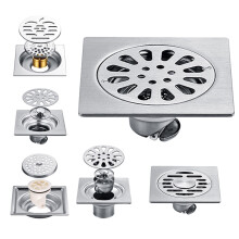 opolski Universal Floor Drain High Hardness Anti-backwater Durable Sturdy Shower Floor Drain for Bathroom