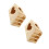 2Pièces En Bois Beige Pour Avec Support Aire De Jeu 4