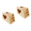2Pièces En Bois Beige Pour Avec Support Aire De Jeu 7