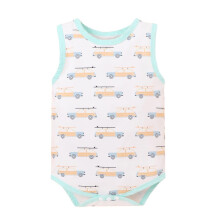 Newborn Infant Baby Boys Girls Letter Cartoon Sleeveless Romper Clothes Pajama Onesie for Baby Girls 9-12 Months White on Clearance