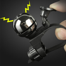 FRCOLOR 1Set Silver Round Bike Bell For Adults On Tricycles With Loud Sound Feature