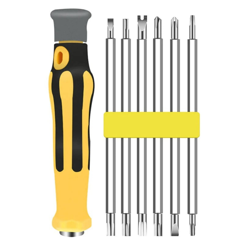 2026 New 6 In 1 Screwdrivers Set Small Screwdriver Sets Multipurpose Turn Screw Household Small Driver Detachable Handle Alloy Material 9175034823367