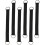 Heavy-duty tree swing rope set black 6 pcs 1