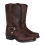 Cowboy Boots for Men Square Toe Pull on Western Boot Leather Mid Calf Casual Work Boots 1