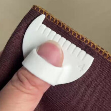 Glas Fuála Imeall & Tomhsaire Fuála – Treoir Snáthaide 3/4mm, Rialóir Cuilteála le haghaidh Fuála Díreacha/Cuartha, Ag luí le Fuáil