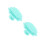 2Pièces Brosse Silicone Vert Massage Douche Bain Corps Enfants 4