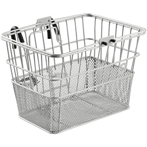 Koszyk rowerowy Apollo Steel Front z półsiatką