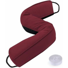 Door Draft Stopper with Removable Washable Cover, All-Season Weather Stripping for Gaps Up to 3", 36", Red