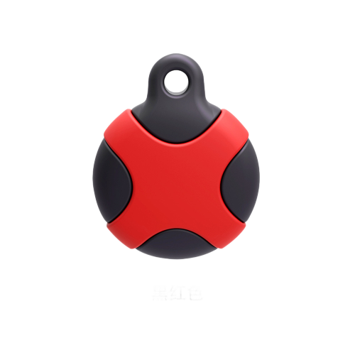 AirTag-Halter mit Karabiner, wasserdicht, stoßfest Red