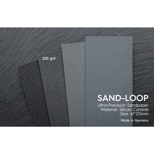Gunprimer SAND-LOOP FLAT 320 Grit (2pcs) Ultra-Precision Sandpaper